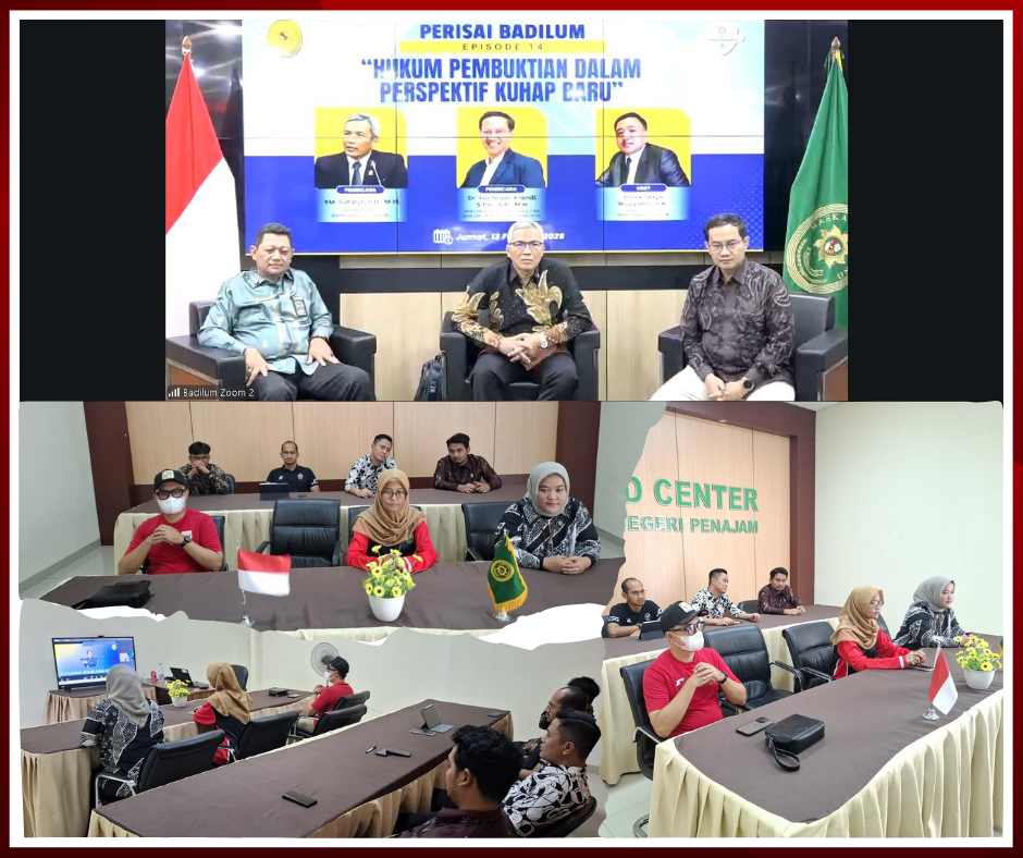 Zoom Perisai Badilum Episode 14 Hukum Pembuktian Dalam Perspektif KUHAP Baru