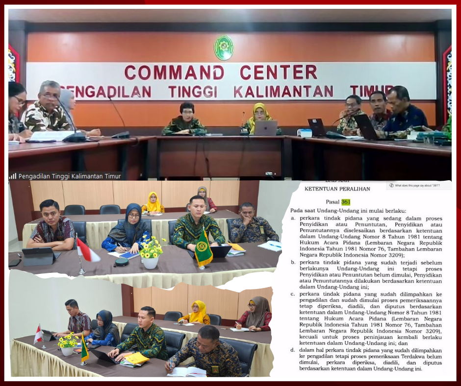 Zoom Rapat Koordinasi SOP Standar Operasional Prosedur Administrasi Kepaniteraan